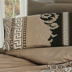 Постельное белье Karven WALS хлопковый ранфорс brown евро, фото, фотография