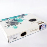 Постельное белье Karven WALS хлопковый ранфорс brown евро, фото, фотография