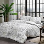 Комплект подросткового постельного белья TAC GENC MODASI JAMIE хлопковый ранфорс серый 1,5 спальный, фото, фотография