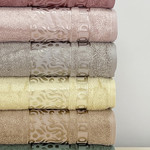 Набор полотенец для ванной 6 шт. Cestepe DAMASK бамбуковая махра V1 50х90, фото, фотография