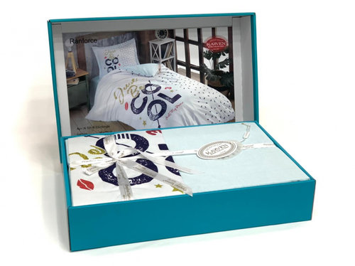Детское постельное белье Karven DIGITAL PRINT хлопковый ранфорс V32 1,5 спальный, фото, фотография