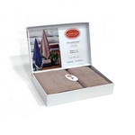 Подарочный набор полотенец для ванной 50х90, 70х140 Karven STORE хлопковая махра пудровый, фото, фотография