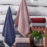 Подарочный набор полотенец для ванной 50х90, 70х140 Karven STORE хлопковая махра серый, фото, фотография