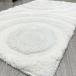 Коврик для ванной прямоугольный Chilai Home WAVE акрил beyaz 60х100, фото, фотография