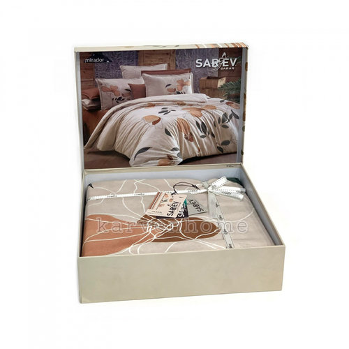 Постельное белье Sarev MIRADOR FANCY хлопковый поплин tab 1,5 спальный, фото, фотография