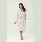 Халат женский Tivolyo Home BAMBURA бамбук/полиэстер бежевый S/M, фото, фотография