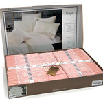 Постельное белье Essen RUYA хлопковый сатин pudra евро, фото, фотография