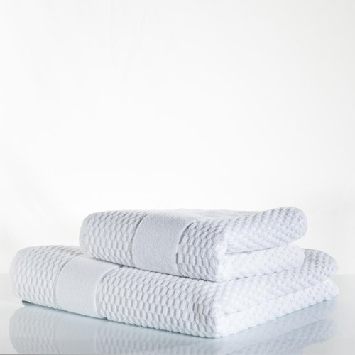 Полотенце для ванной Zebra Casa MIEL хлопковая махра белый 70х140, фото, фотография