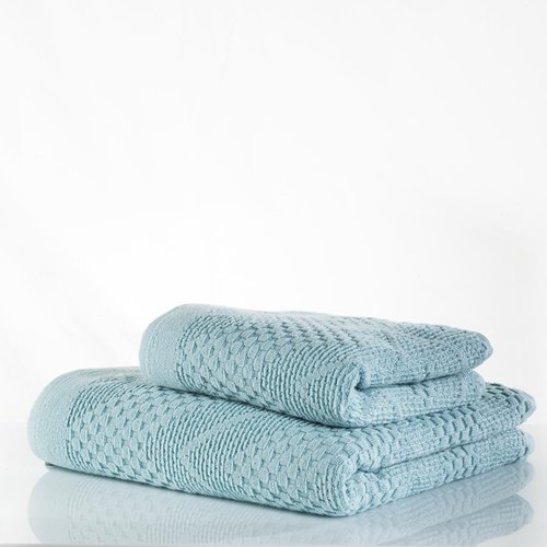 Полотенце для ванной Zebra Casa VENTO хлопковая махра синий 70х140, фото, фотография