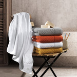 Полотенце для ванной Zebra Casa LUNA хлопковая махра бежевый 50х90, фото, фотография