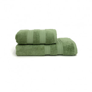 Полотенце для ванной Zebra Casa VIGGO хлопковая махра зеленый 70х140