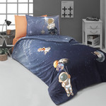 Детское постельное белье Sarev SPACE STAR FANCY хлопковый поплин V1 1,5 спальный, фото, фотография