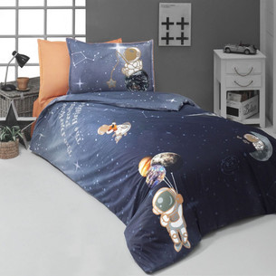 Детское постельное белье Sarev SPACE STAR FANCY хлопковый поплин V1 1,5 спальный