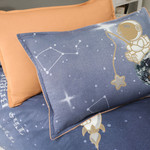 Детское постельное белье Sarev SPACE STAR FANCY хлопковый поплин V1 1,5 спальный, фото, фотография