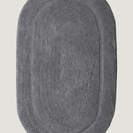 Коврик Karna SALIDA хлопковая махра тёмно-серый 60х100, фото, фотография