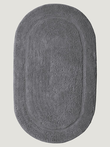 Коврик Karna SALIDA хлопковая махра тёмно-серый 60х100, фото, фотография