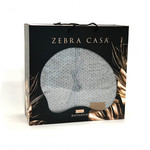Вязаный плед Zebra Casa MEGHAN акрил серый 200х220, фото, фотография