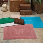 Коврик для ванной Sofi De Marko SAROZ хлопок зелёный 50х70, фото, фотография