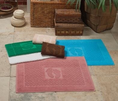 Коврик для ванной Sofi De Marko SAROZ хлопок зелёный 50х70, фото, фотография