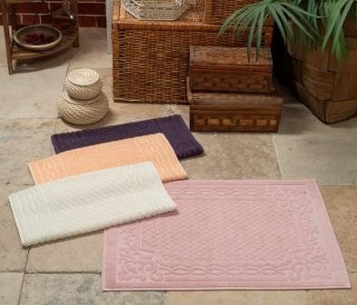 Коврик для ванной Sofi De Marko VELDA хлопок абрикосовый 50х70, фото, фотография
