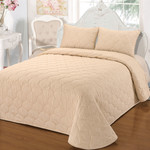 Покрывало Sofi De Marko ТЕССА жаккард вискоза бежевый 240х260, фото, фотография