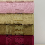 Набор полотенец для ванной 6 шт. Pupilla GOLD бамбуковая махра 70х140, фото, фотография