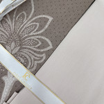 Постельное белье First Choice CARMINA хлопковый сатин vison евро, фото, фотография