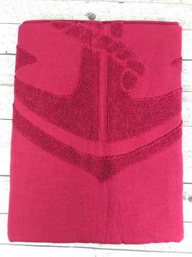 Пляжное полотенце, парео, палантин (пештемаль) Luzz CAPA хлопок бордовый 90х150, фото, фотография
