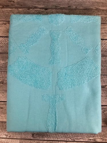 Пляжное полотенце, парео, палантин (пештемаль) Luzz DUMEN хлопок голубой 90х150, фото, фотография