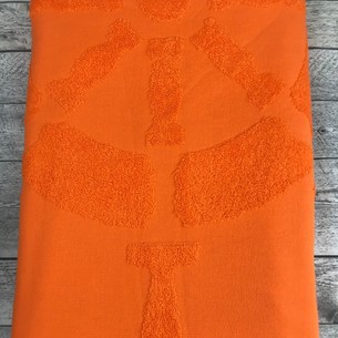 Пляжное полотенце, парео, палантин (пештемаль) Luzz DUMEN хлопок оранжевый 90х150