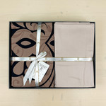 Постельное белье First Choice LAURA хлопковый сатин stone евро, фото, фотография