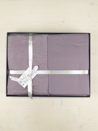 Постельное белье First Choice NEVA хлопковый сатин lavender евро, фото, фотография