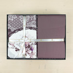 Постельное белье First Choice POEMA хлопковый сатин lilac евро, фото, фотография
