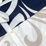 Постельное белье First Choice RUYA хлопковый сатин navy blue евро, фото, фотография