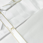 Постельное белье First Choice BROAD LINE хлопковый сатин white евро, фото, фотография