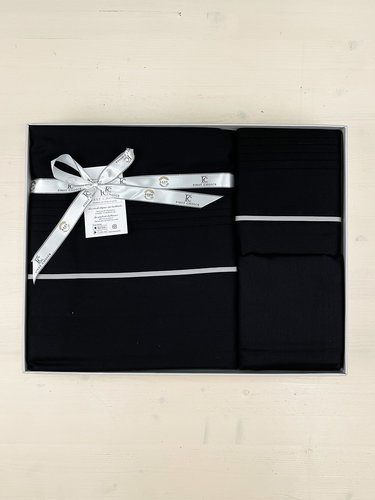 Постельное белье First Choice MODALIFE хлопковый сатин делюкс black евро, фото, фотография