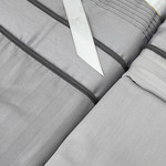 Постельное белье First Choice STRIPE STYLE хлопковый сатин делюкс grey евро, фото, фотография