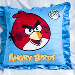Декоративная наволочка Angry Birds pd195-5 60 х 60 см, фото, фотография