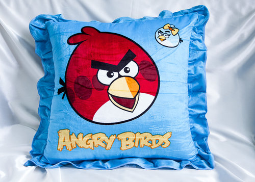 Декоративная наволочка Angry Birds pd195-5 60 х 60 см, фото, фотография