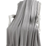 Махровая простынь-покрывало для укрывания Tivolyo Home NATURAL SLIM хлопок серый 160х220, фото, фотография