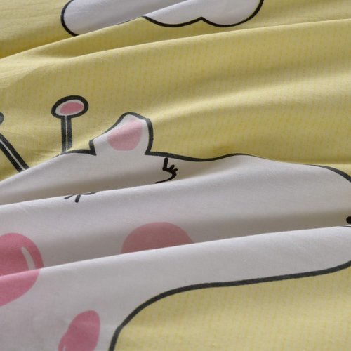 Детское постельное белье Sofi De Marko КЛОДИ хлопковый сатин жёлтый 1,5 спальный, фото, фотография