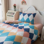 Детское постельное белье Sofi De Marko РОМБИКИ хлопковый сатин цветной 1,5 спальный, фото, фотография