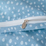 Детское постельное белье Sofi De Marko САВАННА хлопковый сатин синий 1,5 спальный, фото, фотография