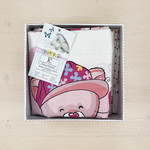 Постельное белье для новорожденных First Choice PINK CAT бамбуковый сатин, фото, фотография