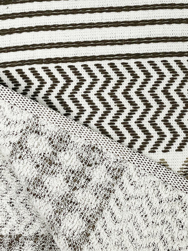 Пляжное полотенце, парео, палантин (пештемаль) Pupilla FOREST хлопок светло-коричневый 90х170, фото, фотография