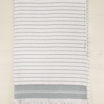 Пляжное полотенце, парео, палантин (пештемаль) Pupilla ADONIS хлопок зелёный 90х170, фото, фотография