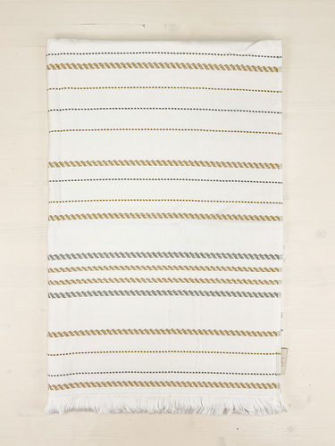 Пляжное полотенце, парео, палантин (пештемаль) Pupilla PERU хлопок жёлтый 90х170, фото, фотография