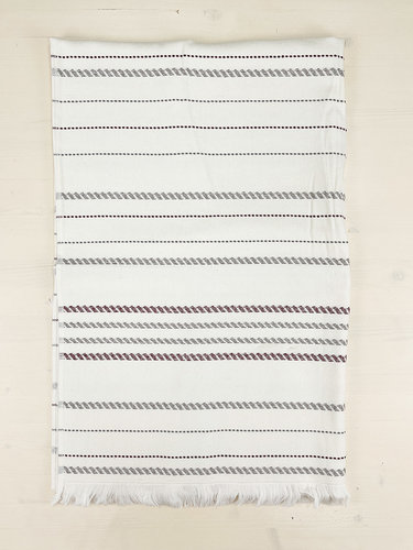 Пляжное полотенце, парео, палантин (пештемаль) Pupilla PERU хлопок серый 90х170, фото, фотография