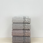 Набор полотенец для ванной 4 шт. Pupilla RIHANNA бамбуковая махра 50х90, фото, фотография