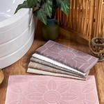 Набор ковриков для ванной 6 шт. Philippus YASMINA хлопковая махра 50х70, фото, фотография